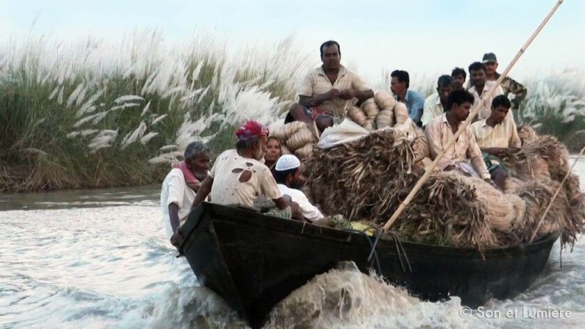 char people on boat